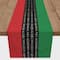 72" Kwanzaa Principles Tri Color Poly Twill Table Runner